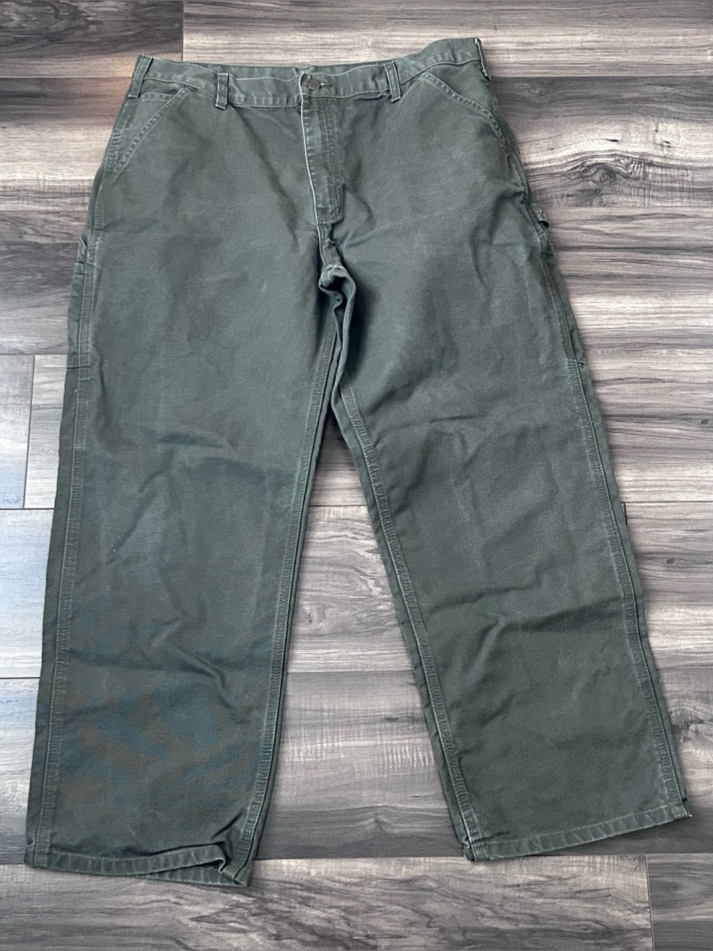 Carhartt B11 MOS Dungaree Fit Carpenter Pants Mens 36x30 Actual (36x29) Wide Leg